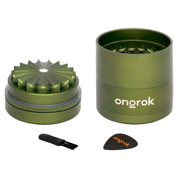 ONGROK Flower Petal Toothless Aluminum Storage Grinder | 5pc