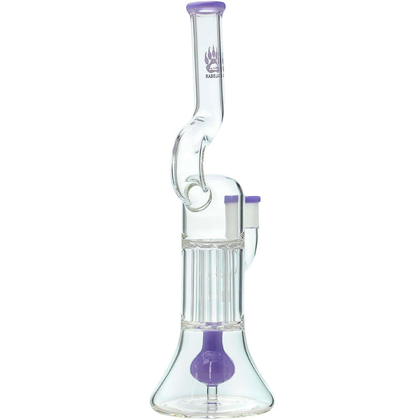 NATTY PILLAR BONG W/ GILDED PERC