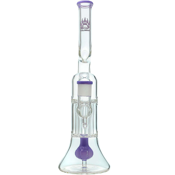 NATTY PILLAR BONG W/ GILDED PERC