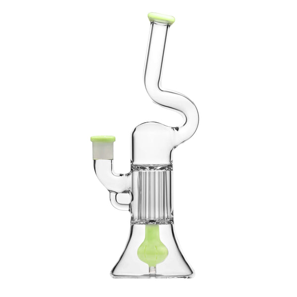 NATTY PILLAR BONG W/ GILDED PERC