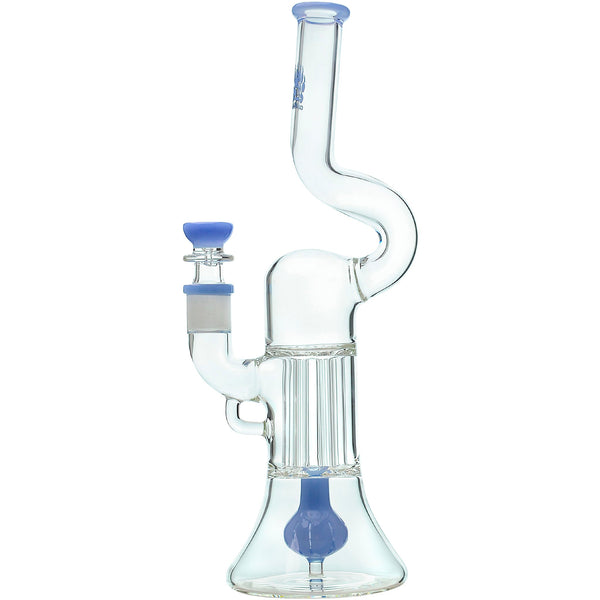 NATTY PILLAR BONG W/ GILDED PERC