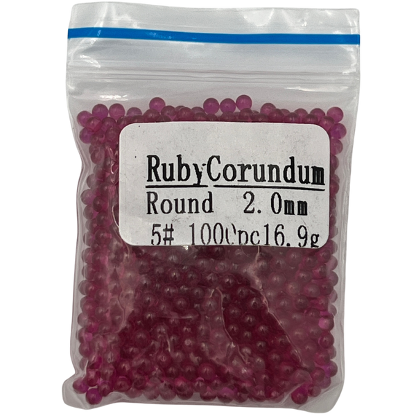 1000 pieces of 2mm ruby balls for the Universal Baller