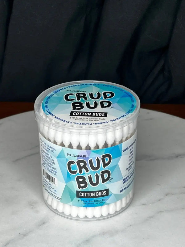 Crud Bud bamboo cotton swabs for cleaning bangers and bowls