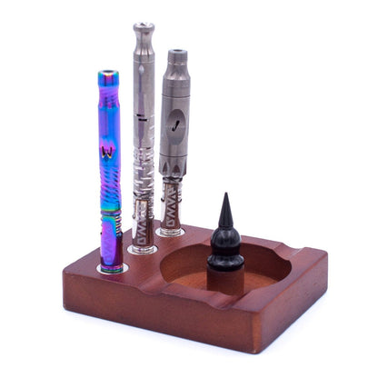 3 Device Wooden Debowler Base for DynaVap