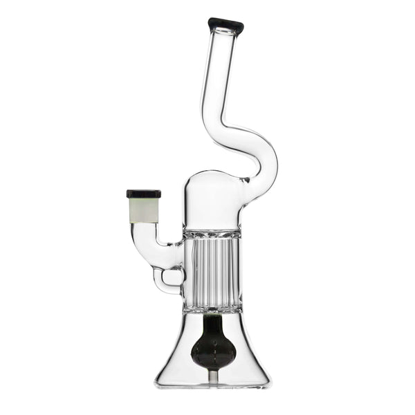 NATTY PILLAR BONG W/ GILDED PERC