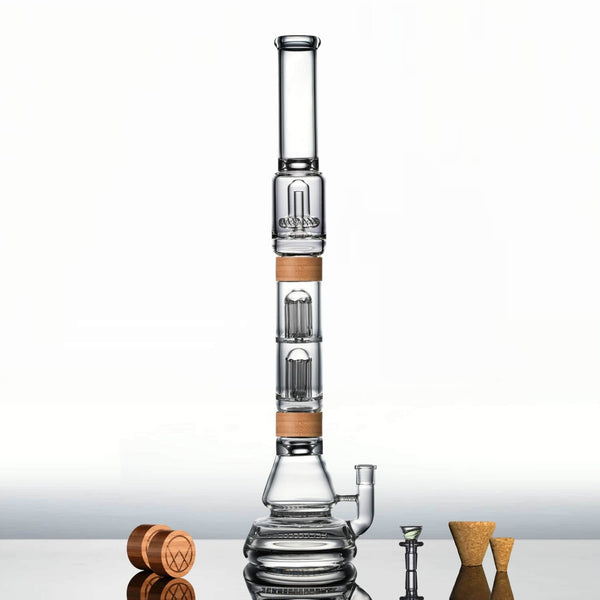 23" Voyager + Dual Perc Bong