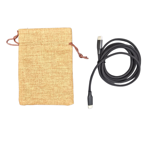 Tinymight 2 carrying pouch and USB-C cable