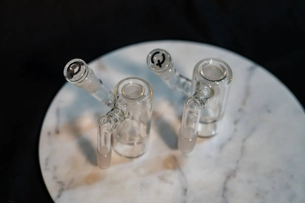 QaromaShop Carbed Catcher Glass Adapter (14mm & 18mm) Terp Chasers Club